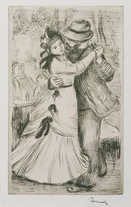Dancing Couple by Pierre Auguste Renoir